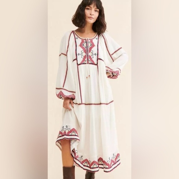 NWOT Free People Sweet Escape MIDI Dress XS New $198 retail - Picture 3 of 11